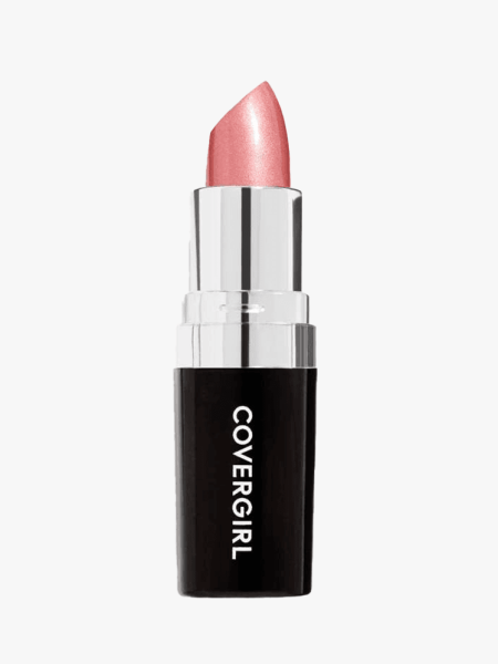 CoverGirl Continuous Color Lipstick in Sugar Almond on a light gray background